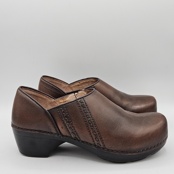 Dansko Sienna antique brown a 2" heel size 37 US 6.5/7 - Picture 15 of 16